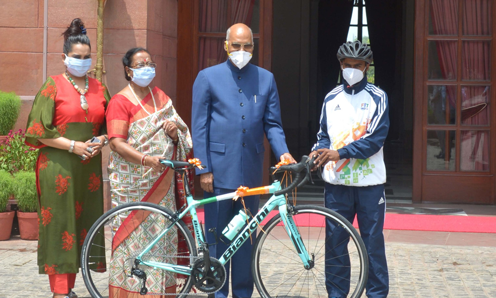 President Ram Nath Kovind Gifts Sports Cycle To Schoolboy Aspiring To Be Cyclist