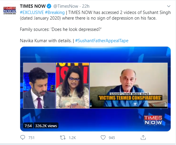 No Sign Of Depression On Sushant S Face How Tv Media Is Trivializing Mental Health