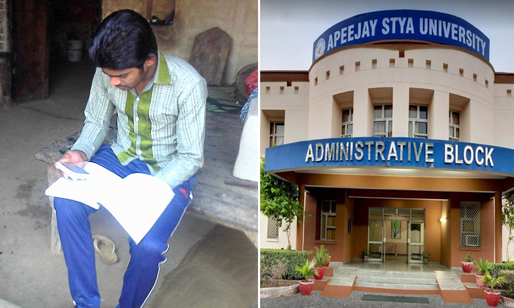Gurugram: Apeejay Stya University Students Protest Payment Of Full Fee Despite Absence Of Facilities Amid Pandemic