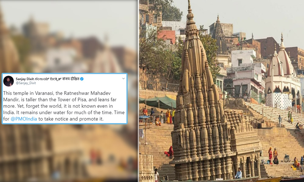Fact Check: Varanasis Ratneshwar Temple Leans More Than Tower Of Pisa?