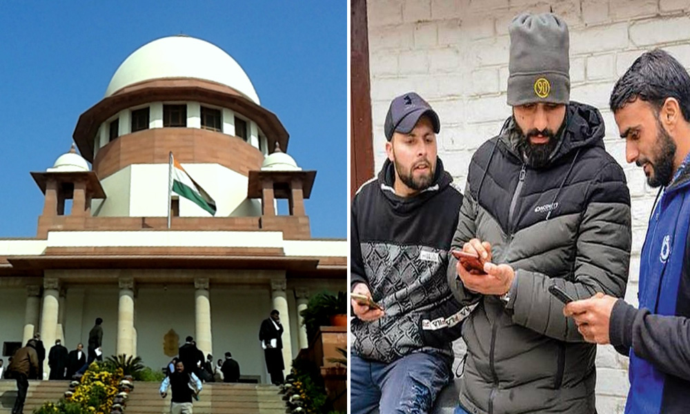 Explore Possibility Of Restoring 4G Internet In Certain Areas: SC To J&K Admin