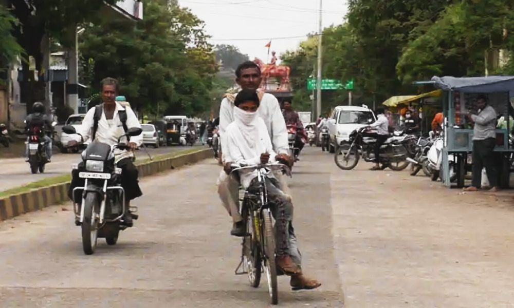 MP: Man Cycles 105 Km To Take Son To Class 10 Exam Centre Amid Lockdown