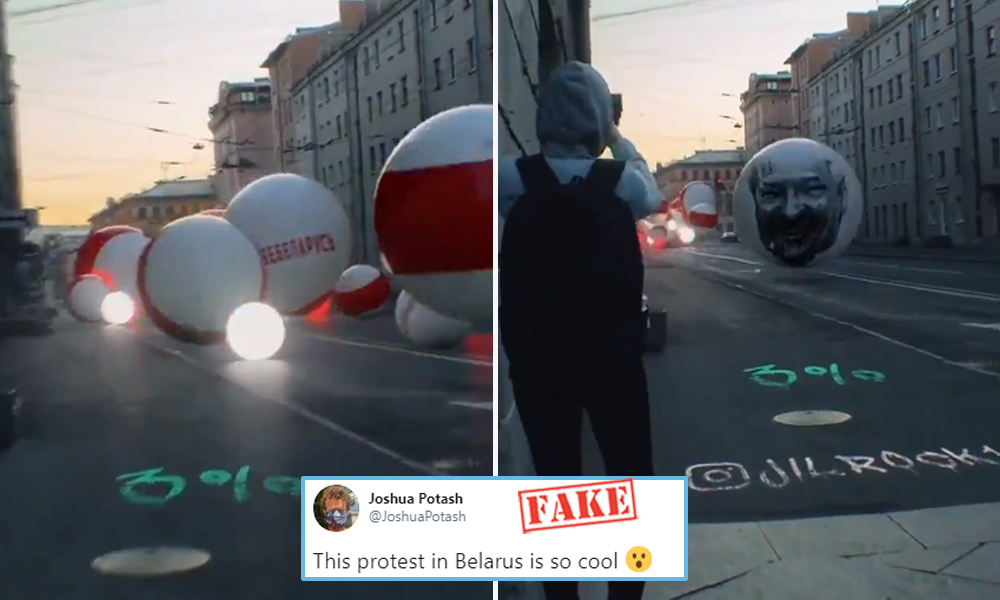 Fact Check: VFX Video Shared As Glimpse Of Recent Protests In Belarus
