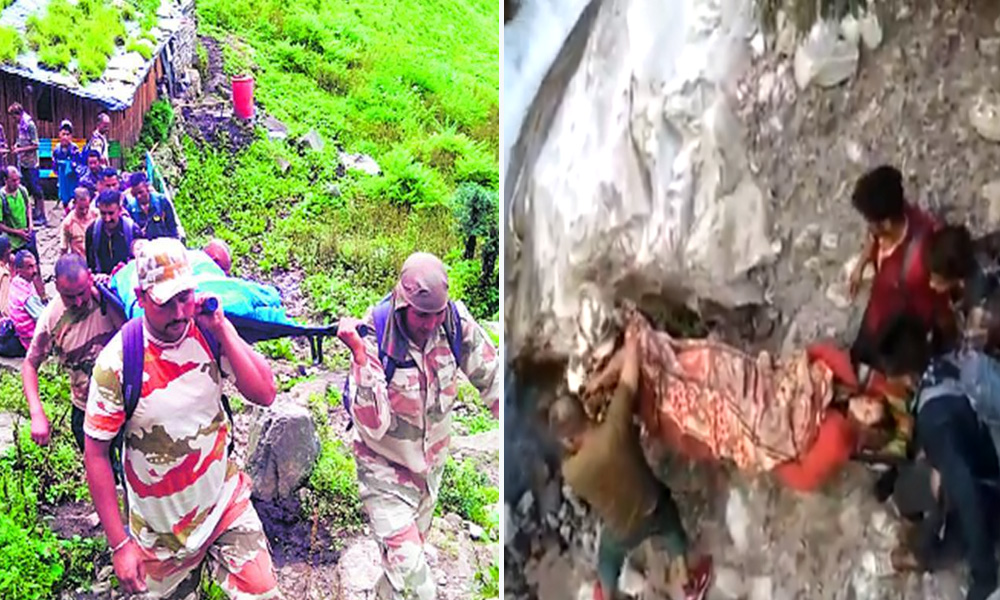 Uttarakhand: In 15-Hour Rescue Operation, ITBP Troops Carry Injured Woman 40 Km
