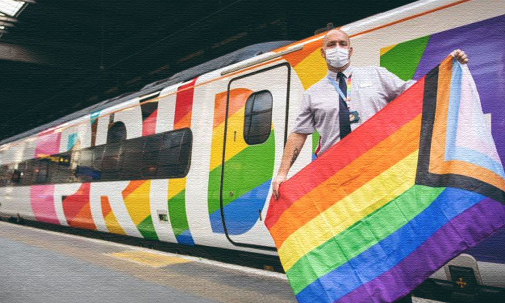 UKs First Pride Train Staffed By All-LGBTQ Crew Makes First Journey