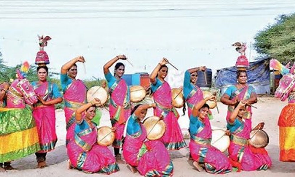 Adivasi folk dance of Kodal bustee at Jaldapara National Park in Alipurduar  district of West Bengal India Stock Photo  Alamy