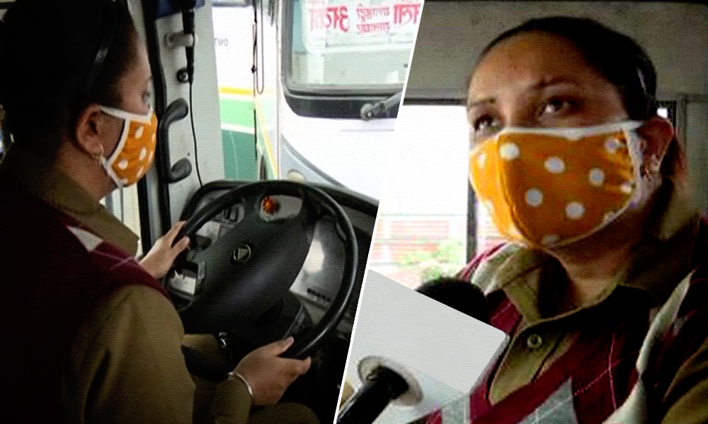 Himachal Pradesh: States Only Woman Bus Driver Helps People Amid COVID-19 Pandemic