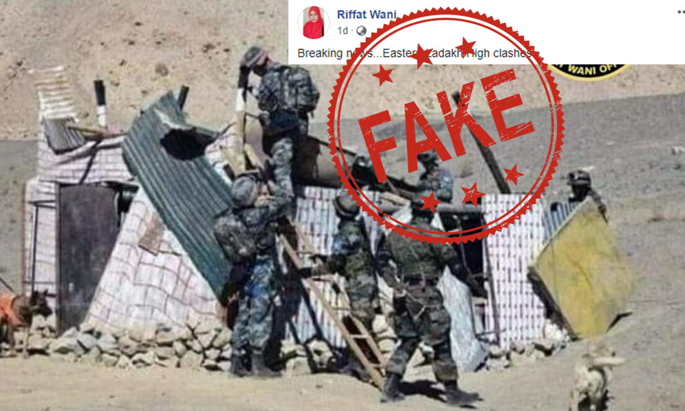 Fact Check: Old Photo From Military Exercise Shared As Visuals From Recent Clash In Ladakh