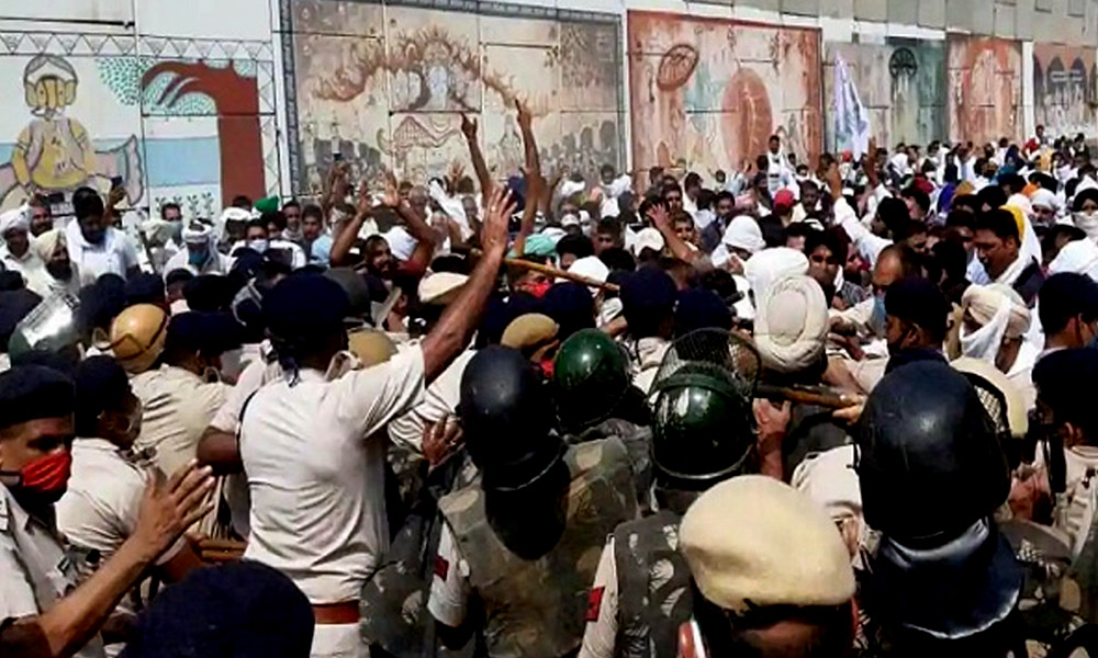 Haryana Farmers Protest: Union Chief, 300 Others Booked For Damaging Public Property