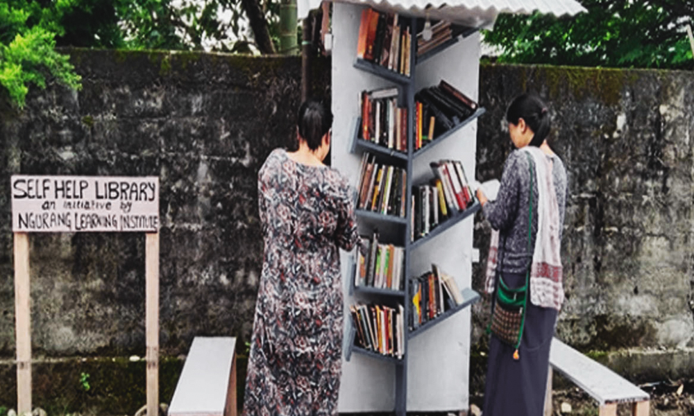 30-Yr-Old Woman Sets Up Free Roadside Library In Arunachal Pradesh