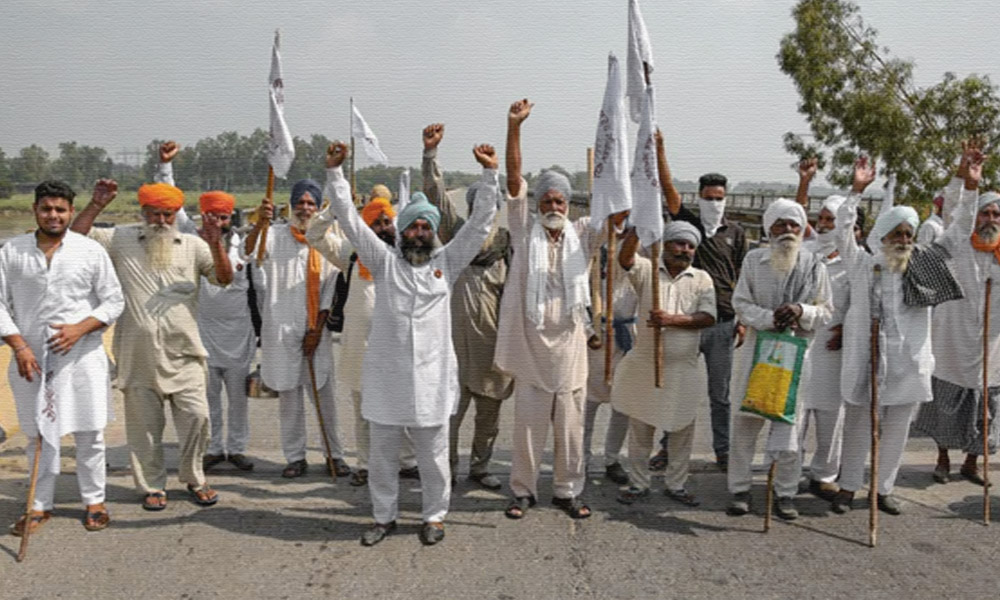 MP Who Supports Farm Bills Not Allowed In Villages: Farmers Stage Protest Against Three Farm Bills