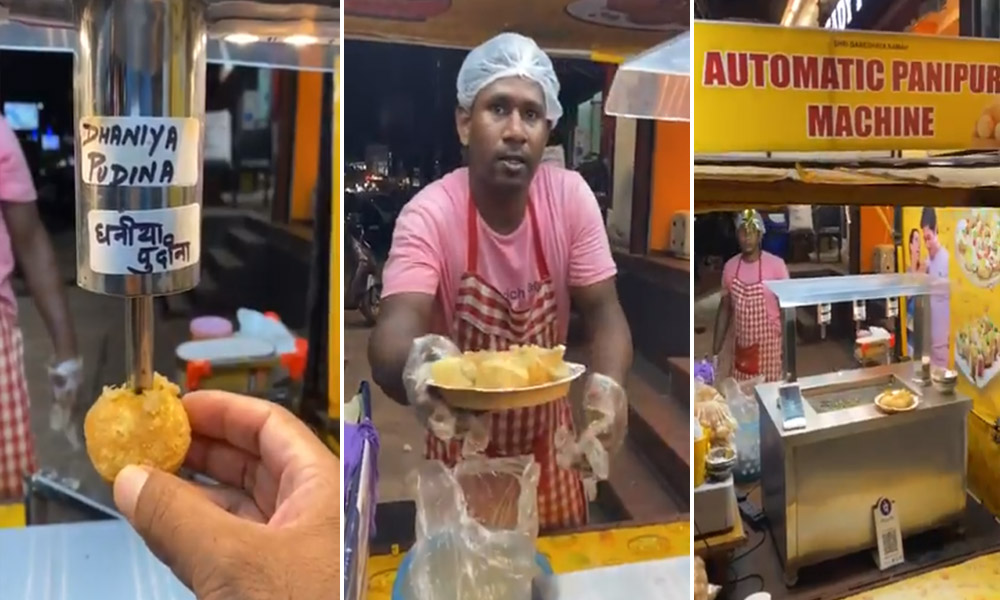 Watch: Automated Pani- Puri Machine Serves Customers Amid COVID Worries In Chattisgarh