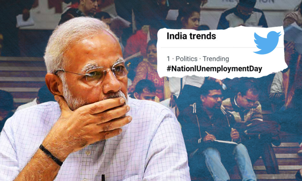 National Unemployment Day Trends On Twitter On PM Modis Birthday