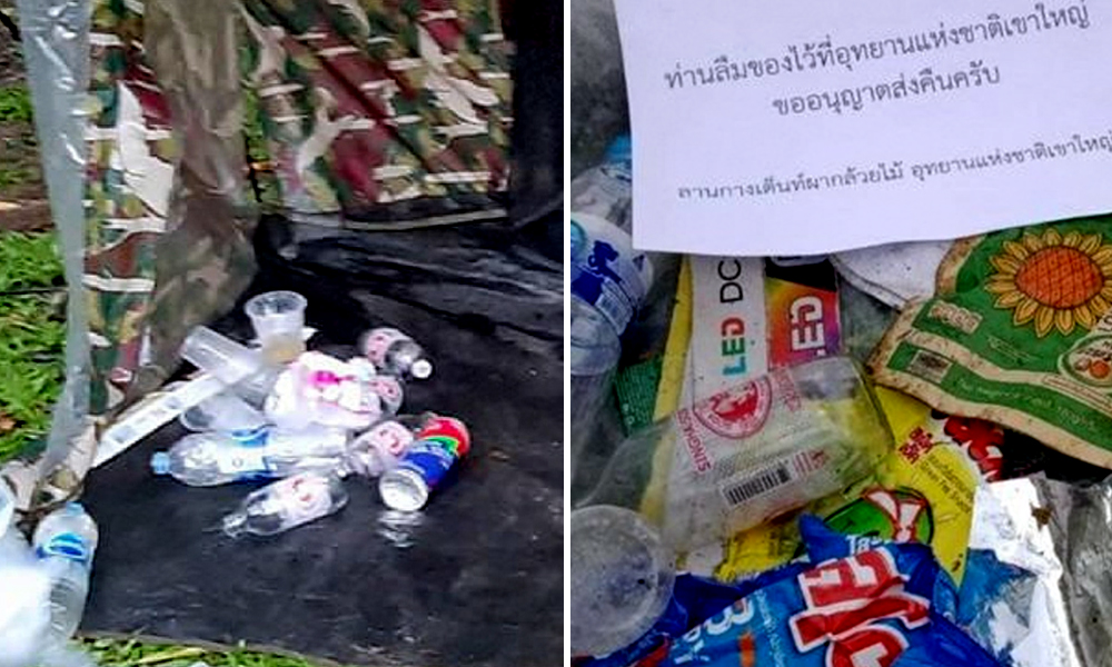 You Forgot These: Thailand National Park Sends Rubbish Back To Tourists