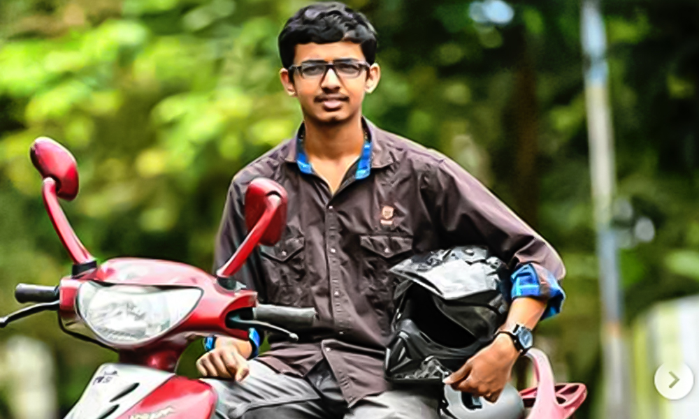 Kerala: 18-Yr-Old Develops Smart Helmet To Reduce Traffic Accidents