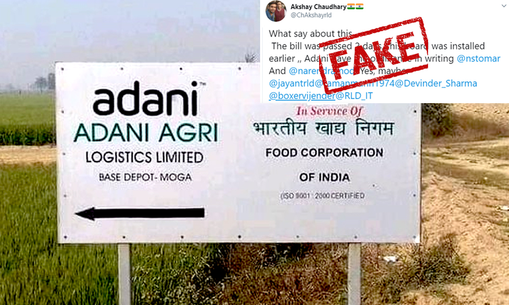 Fact Check: Did Adani Group Set Up Silos In Punjab As Soon As Farm Bills Were Passed In Parliament?