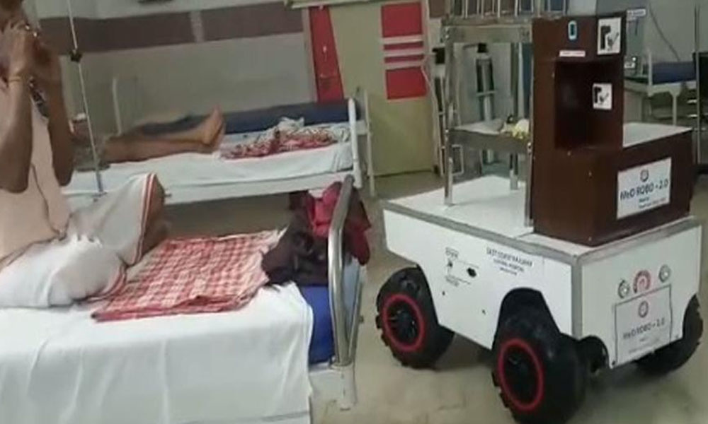Odisha Railways Hospital Deploys Robots To Serve Food, Medicines To COVID-19 Patients