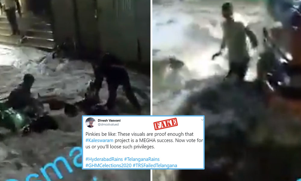 Fact Check: Old Video Shared With Claim Of Recent Floods In Hyderabad