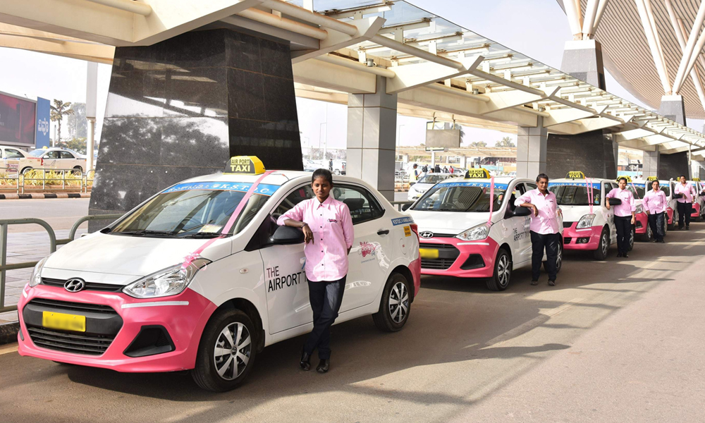 GoPink Women-Only Cab Service Picks Up Pace In Bengaluru Once Again