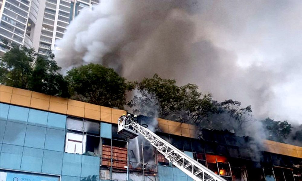 Massive Fire Breaks Out At Mumbai Mall, 3,500 Residents Evacuated From Adjacent Building