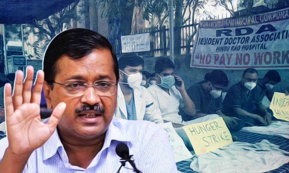 Delhi: Kejriwal Calls Doctors Protest Over Wage Dues Shameful, Asks Centre To Allot Funds To MCDs
