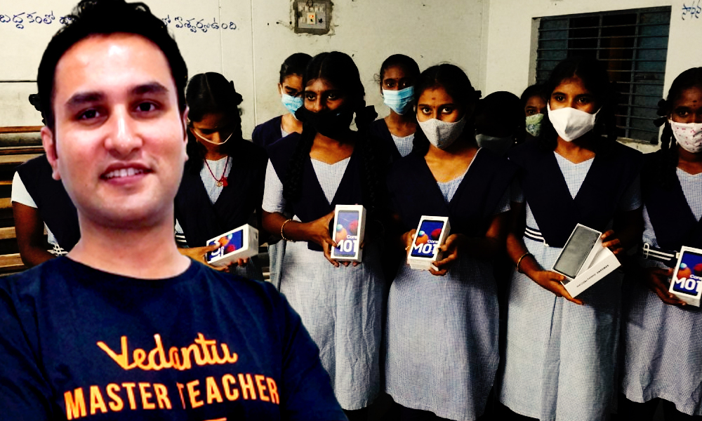 Edtech Startup Vedantu Donates 150 Smartphones To Government School Students In Telangana