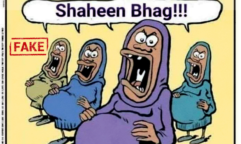 Fact Check: Does Charlie Hebdos Viral Cartoon Lampoons Women Protestors Of Shaheen Bagh?