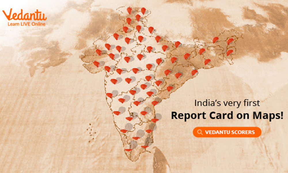 Indias First Report Card On Maps: Vedantu Shows How Top Results Are Possible From Every Corner Of The County And Shows It On Maps