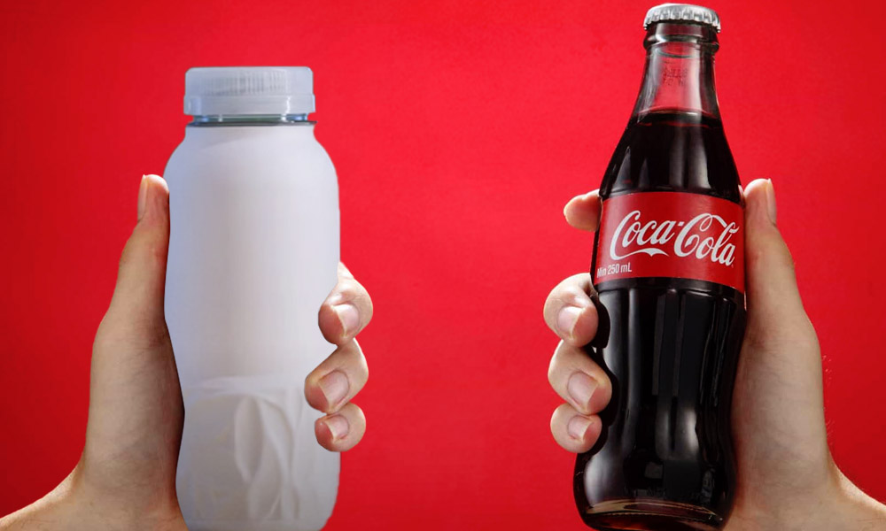 Coca Cola Paper Bottle