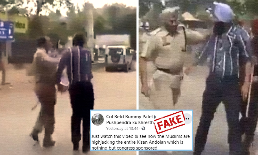 Fact Check: Old Video Shared With Claim Of Muslim Man Masquerading As Sikh In Ongoing Farmers Protest In Delhi
