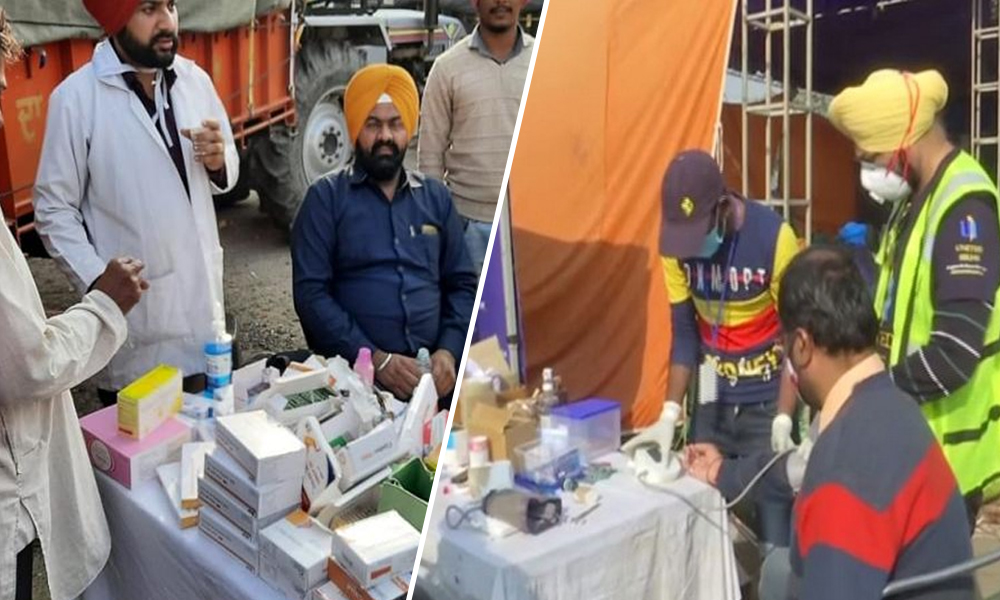 Farmers Protest: Over 50 Medical Camps Set Up For Farmers At Singhu Border