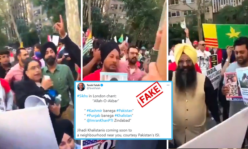 Fact Check: Video Of Sikhs Sloganeering, Nara-e-Takbeer Allahu Akbar, Is Not From Farmers Protest In Delhi