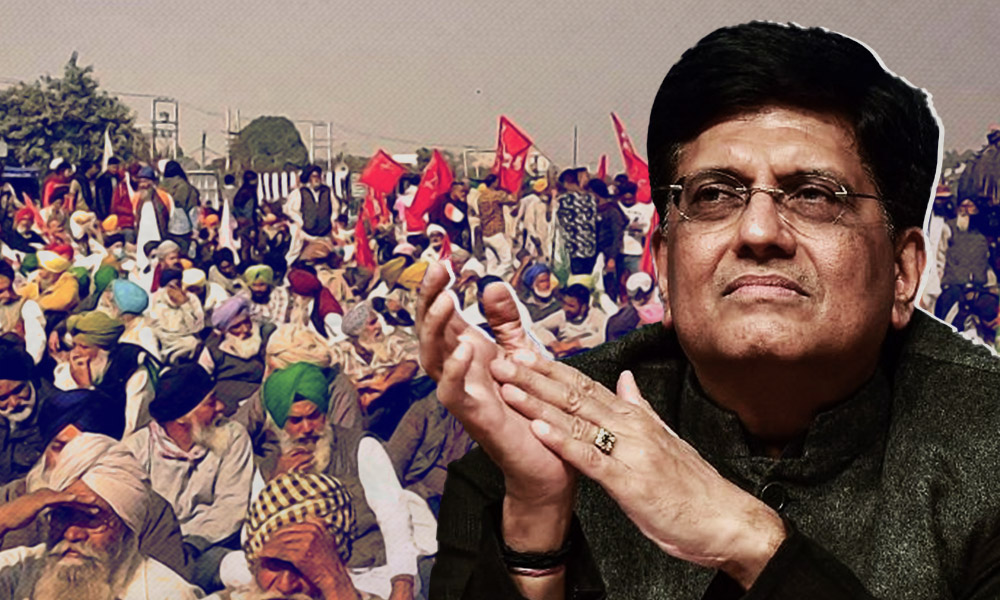 Most Farmers In Support Of Laws, Protests Influenced By Maoists, Naxalites: Union Minister Piyush Goyal
