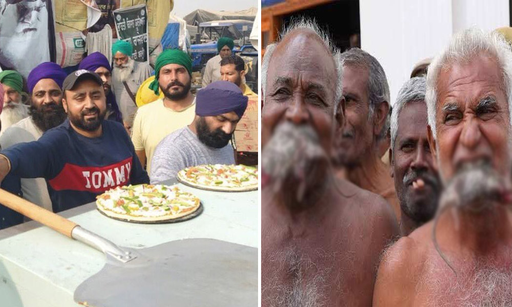 No One Cared When Farmers Ate Rats: Netizens Defend Pizza Langar For Protesting Farmers