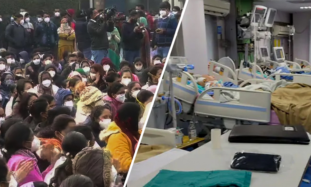 After Video Of Unattended Patients At AIIMS Goes Viral, Nurses Accuse Hospital of Cruelty, Negligent Behaviour