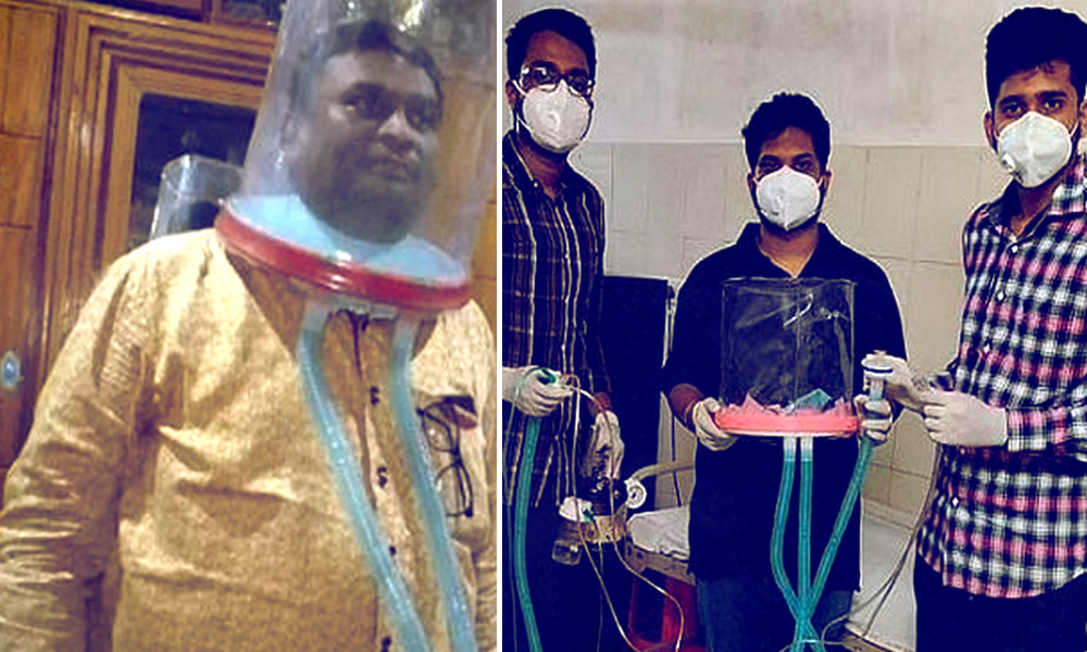 IIIT Bhubaneswar Students Design Air Bubble Helmet Ventilator For Patients With Breathing Problems