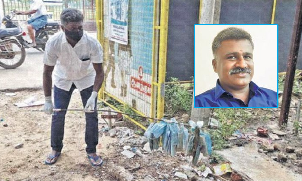 This Tamil Nadu Cop Is Collecting Used Facemasks, Has Disposed 20,000 So Far
