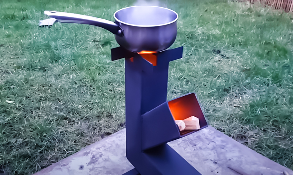 Kerala Man Designs Rocket Stove: No LPG Or Electricity Needed, Reduces Smoke By 80%