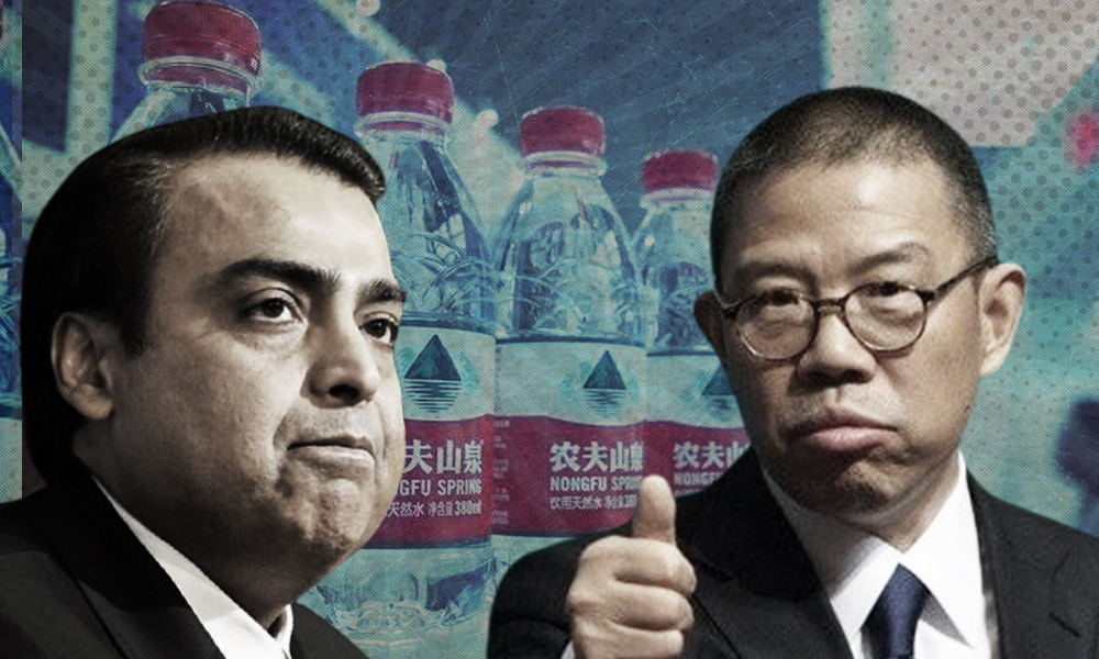 Chinas Largest Bottled Water Owner Dethrones Ambani As Asias Richest Person