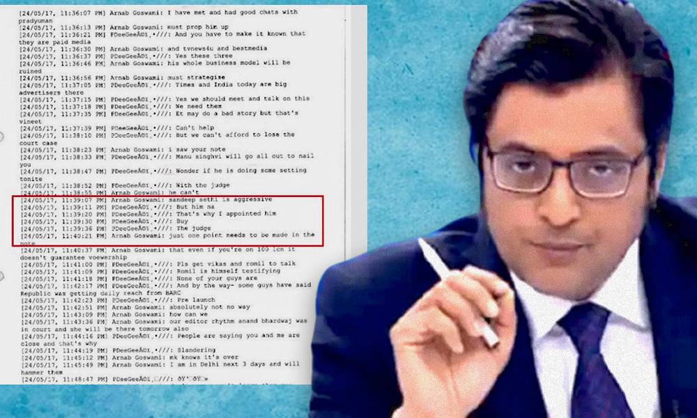 Buy The Judge, Former BARC CEO Tells Arnab Goswami In TRP Scam Case
