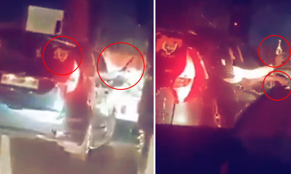 Viral Video Shows Men With Shiv Sena Logo Brandishing Gun On Mumbai-Pune Expressway