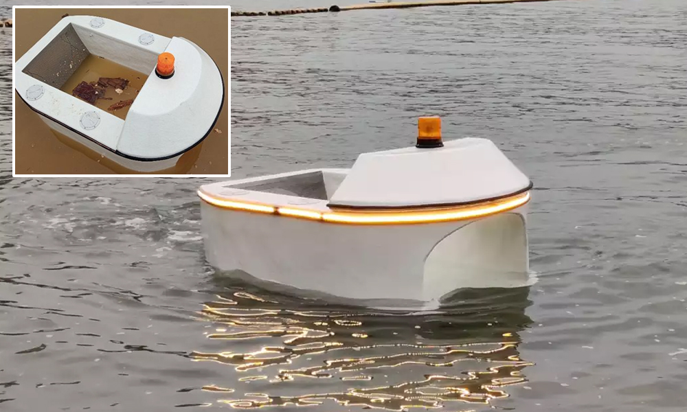 Hong Kong Startups Solar-Powered Aquatic Robot To Clear Trash From Water Bodies; Runs For 48 Hours In Single Charge