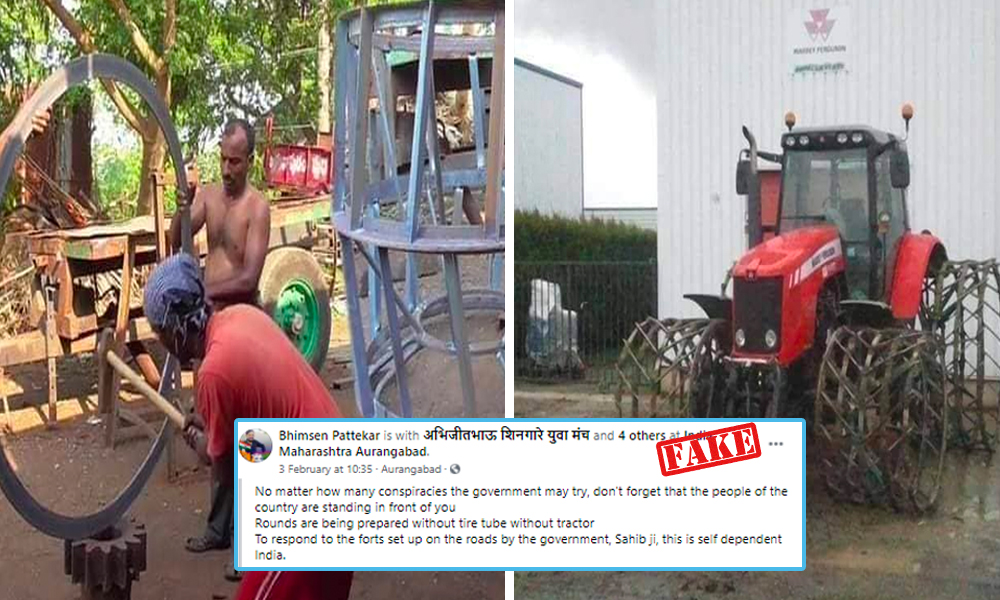 Fact Check: Old Photos Of Vintage Tractors Shared With False Narrative About Farmers Protest
