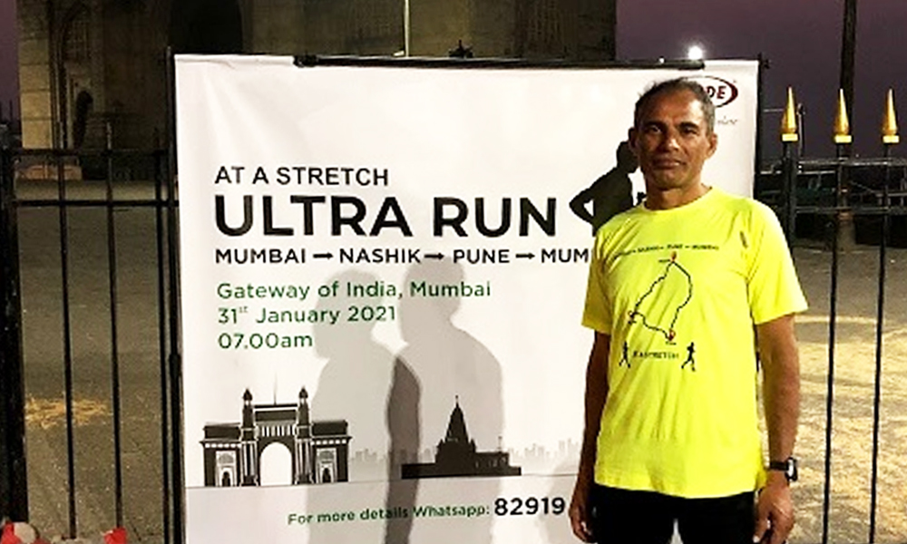 Arun Bhardwaj Becomes First Ultra-Marathon Runner To Cover 560 Km In 166 Hours Across Three Cities Of Maharashtra