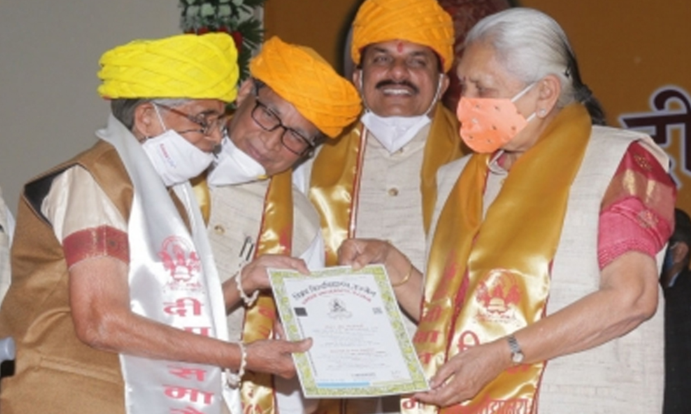 Madhya Pradesh: 80-Year-Old Ujjain Woman Awarded PhD In Sanskrit