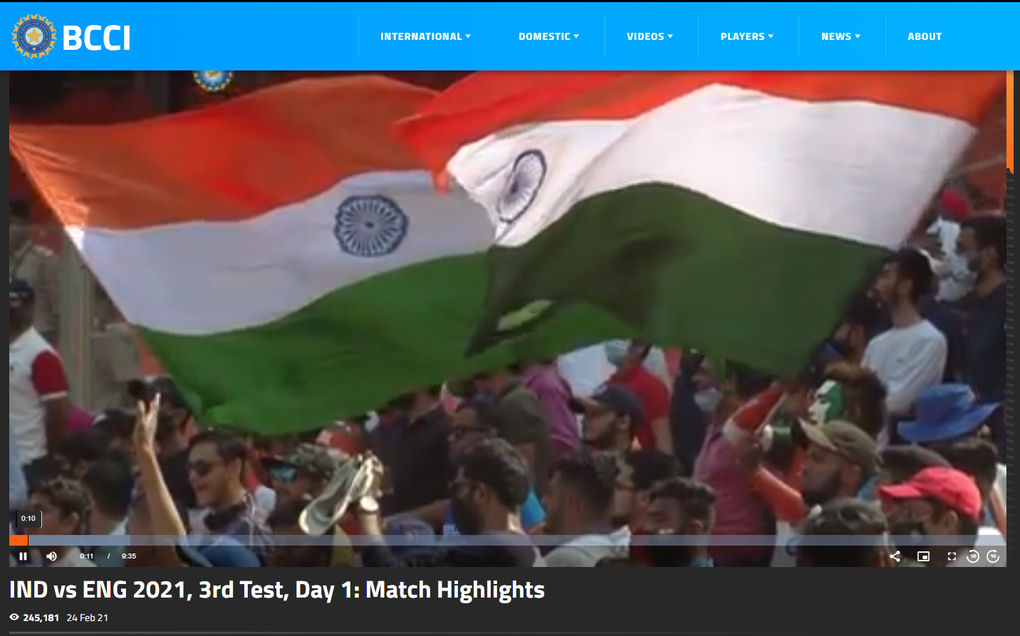 IND vs ENG 2021, 3rd Test, Day 1: Match Highlights at Narendra Modi 