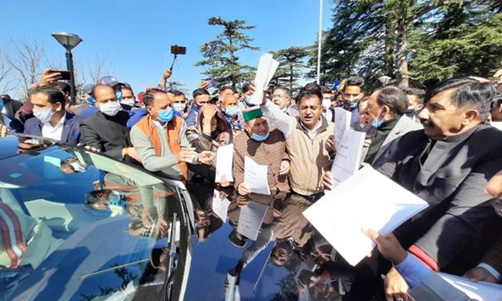 Himachal Assembly Speaker Files FIR Against Five Suspended Congress MLAs For Manhandling Governor
