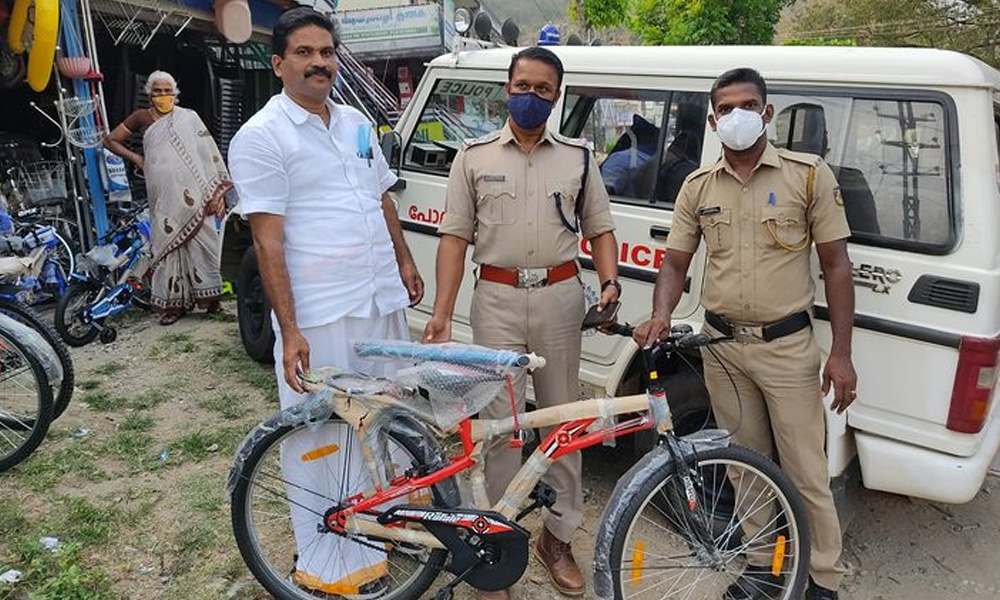 Kerala: Cop Gifts Bicycle To Class 3 Boy Who Was Accused Of Stealing One From His Neighbour