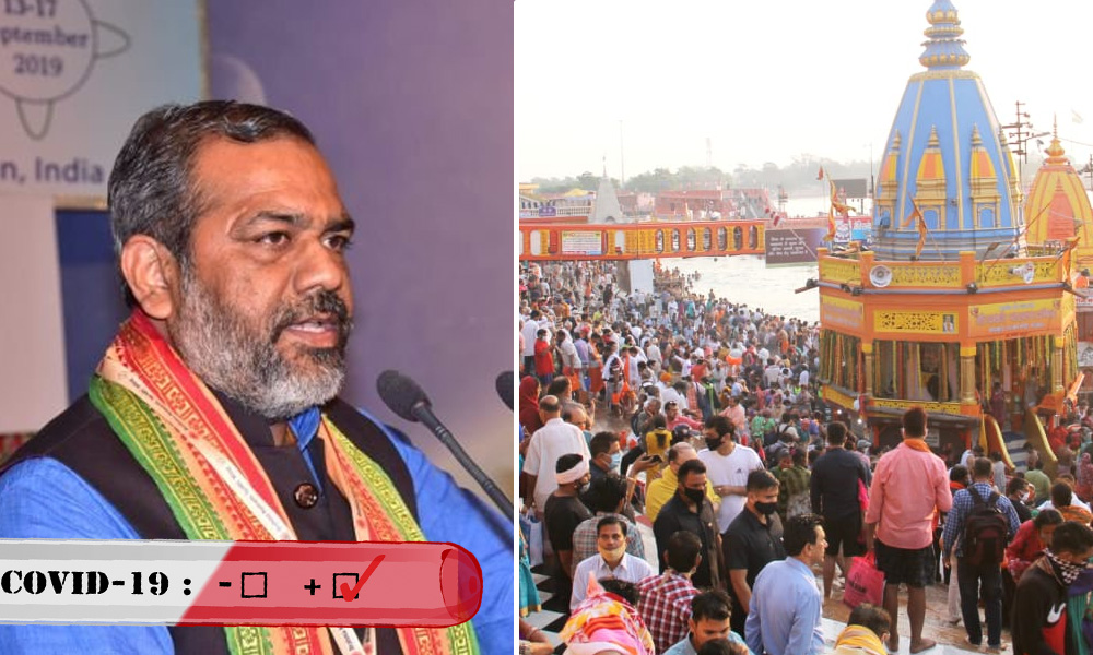 Faith Is Above COVID Protocols: UP BJP MLA Defends Massive Crowds In Haridwars Kumbh Mela