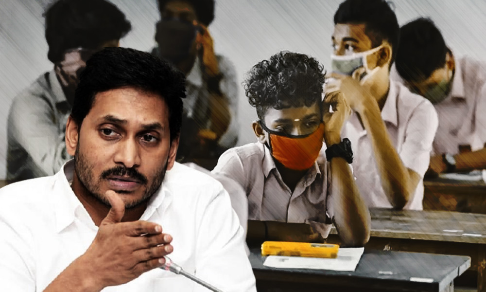 Andhra Government Pushes Ahead To Conduct School Board Exams Amidst A Exponential Surge In Cases